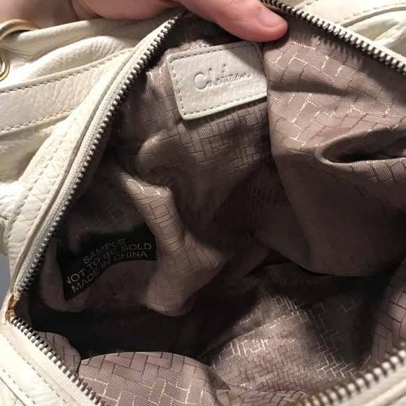 Cole Haan Off-White Gathered Purse - Picture 14 of 16